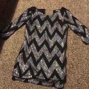 Short sparkle dress S